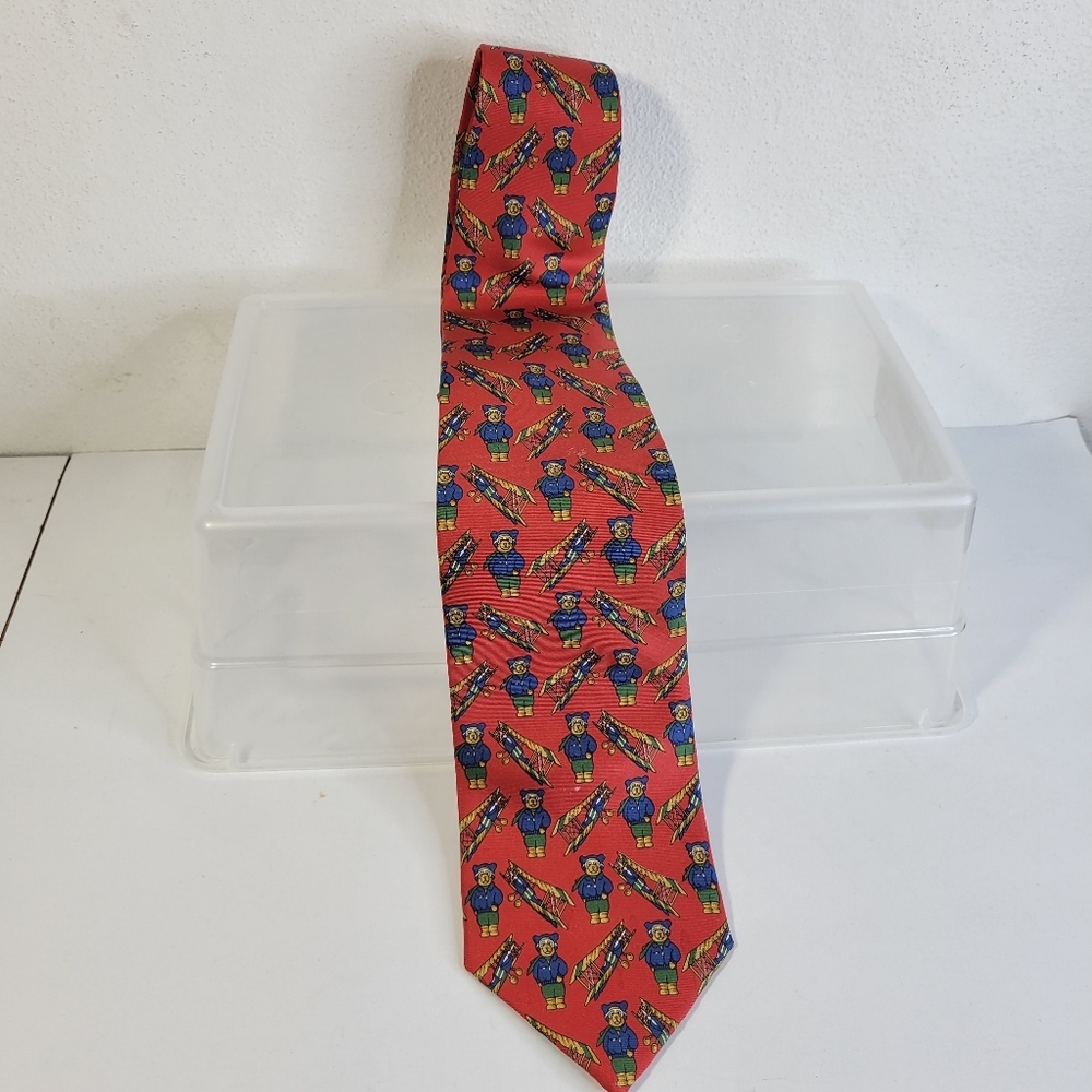 Ideas by Bob and Chris Silk tie Bears and Old planes one small spot
